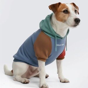 Spark Paws Alpine Dog Hoodie Colorblock Large Cozy Pet Sweatshirt